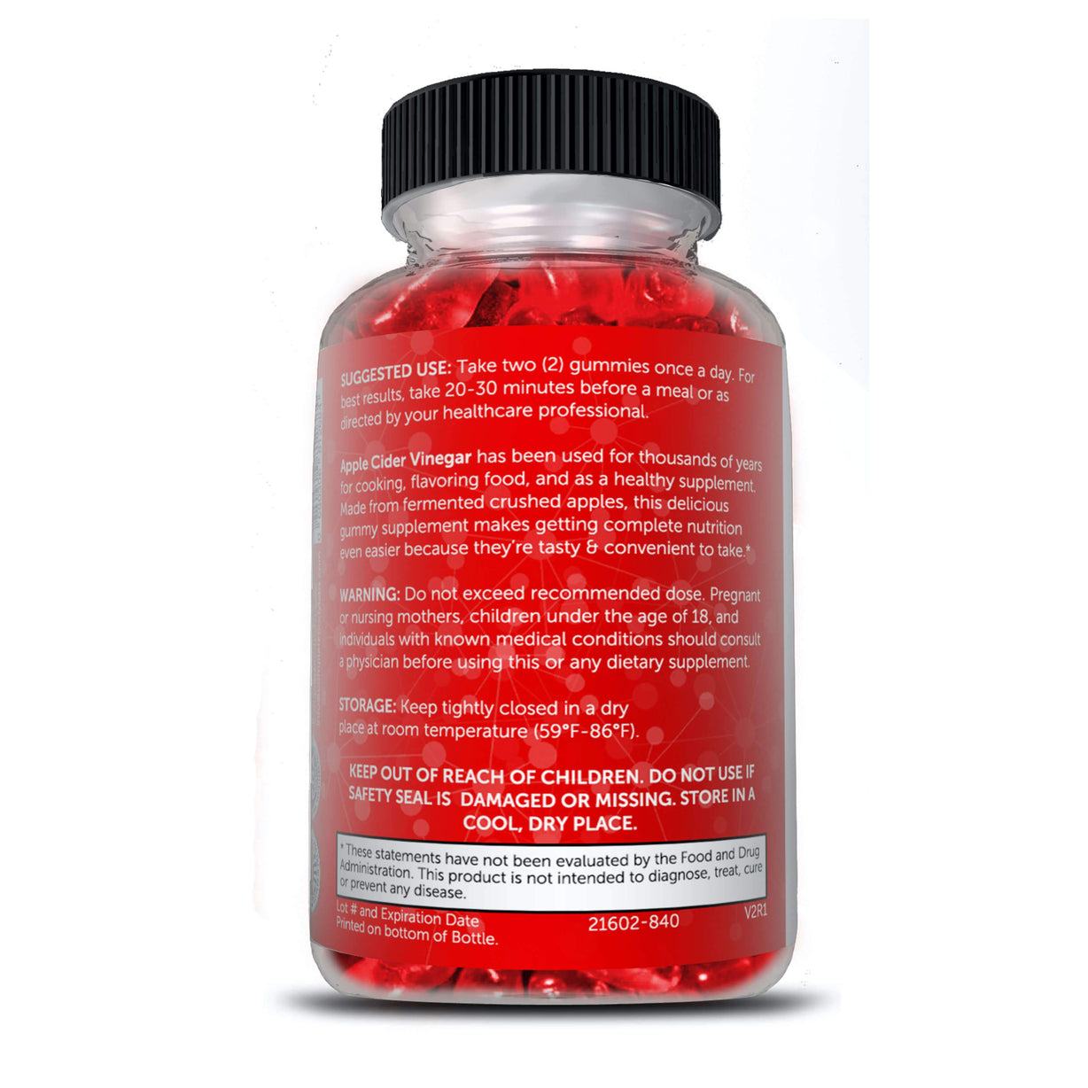 APPLE CIDER VINEGAR GUMMIES | Complete Body Labs | Probiotics, Nootropics, Brain Supplements, Protein Bars, Workout Supplements, Health Supplements, Omega-3 & Essential Vitamins For Men & Women