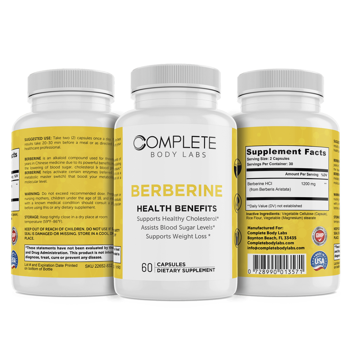 BERBERINE Complete Body Labs