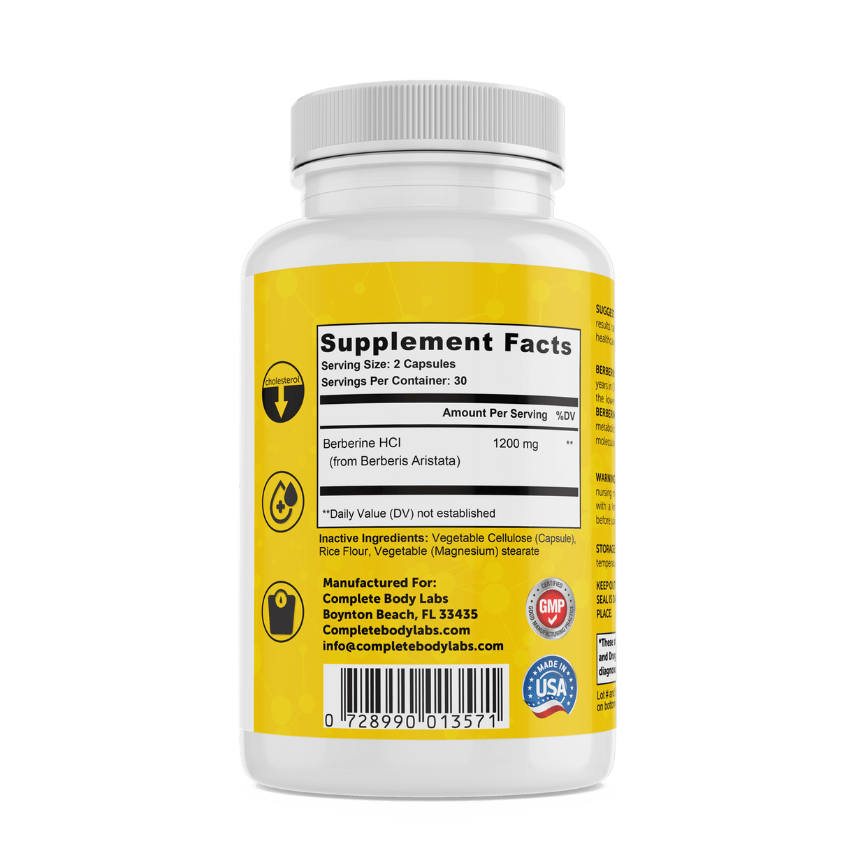 BERBERINE Complete Body Labs