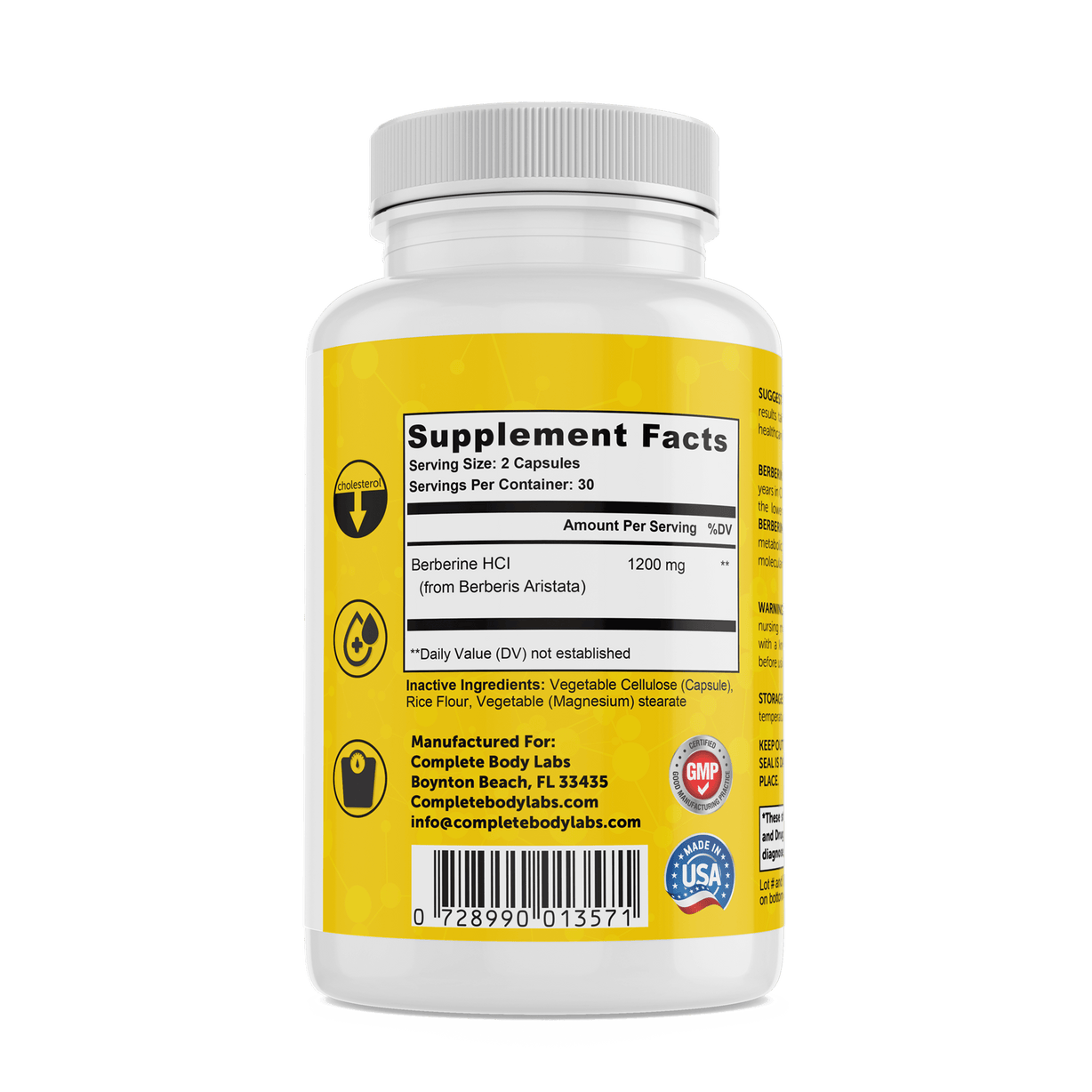 BERBERINE Complete Body Labs 