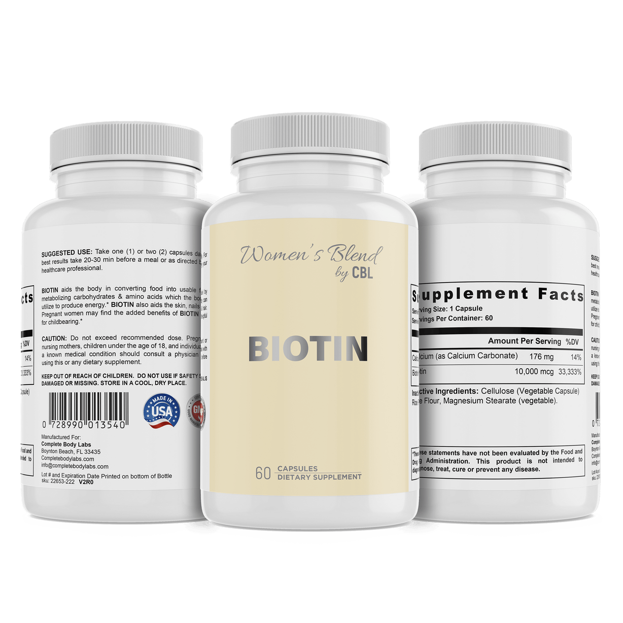 BIOTIN Complete Body Labs
