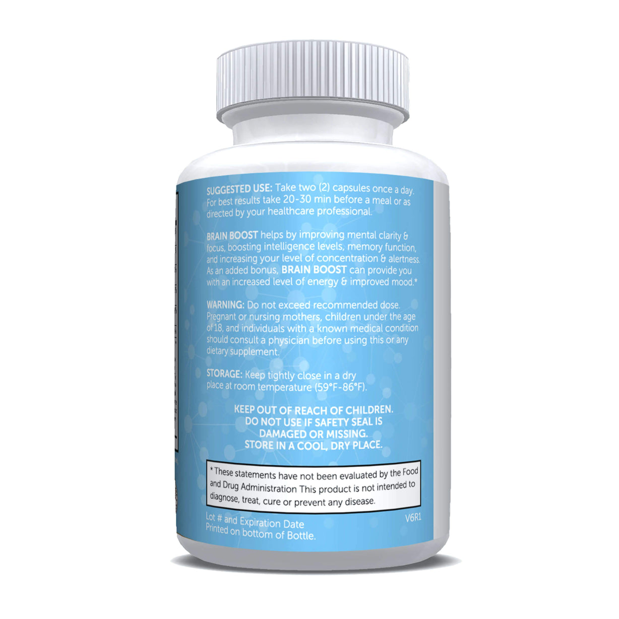 BRAIN BOOST (Advanced Focus Formula) Complete Body Labs | Probiotics, Nootropics, Brain Supplements, Protein Bars, Workout Supplements, Health Supplements, Omega-3 & Essential Vitamins For Men & Women