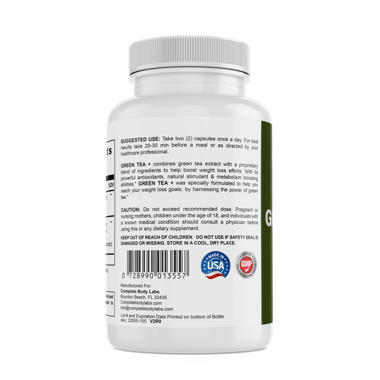 GREEN TEA+ Complete Body Labs