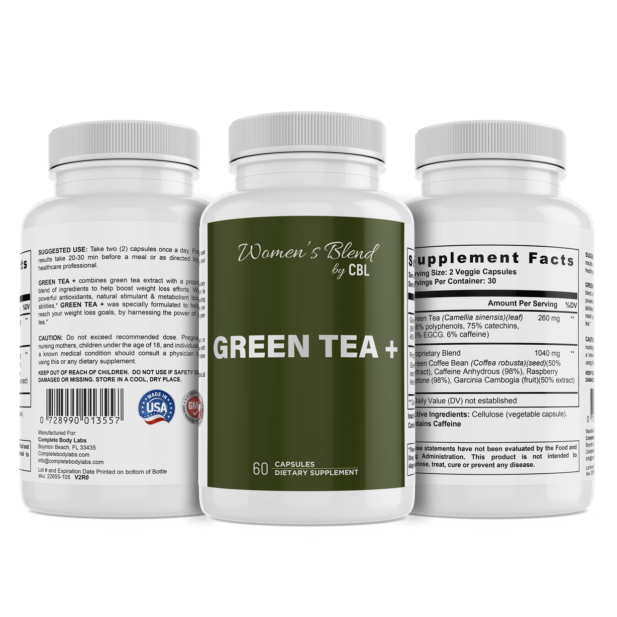 GREEN TEA+ Complete Body Labs