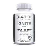 IGNITE (for Him) Complete Body Labs | Probiotics, Nootropics, Brain Supplements, Protein Bars, Workout Supplements, Health Supplements, Omega-3 & Essential Vitamins For Men & Women
