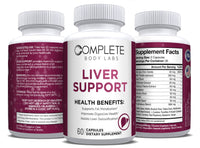 LIVER SUPPORT Complete Body Labs | Probiotics, Nootropics, Brain Supplements, Protein Bars, Workout Supplements, Health Supplements, Omega-3 & Essential Vitamins For Men & Women