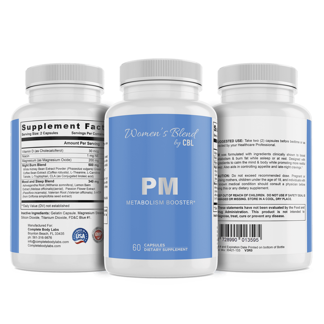PM Metabolism Booster Complete Body Labs 