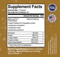 PRO BLEND DIGESTIVE ENZYMES (with Probiotics) Complete Body Labs | Probiotics, Nootropics, Brain Supplements, Protein Bars, Workout Supplements, Health Supplements, Omega-3 & Essential Vitamins For Men & Women