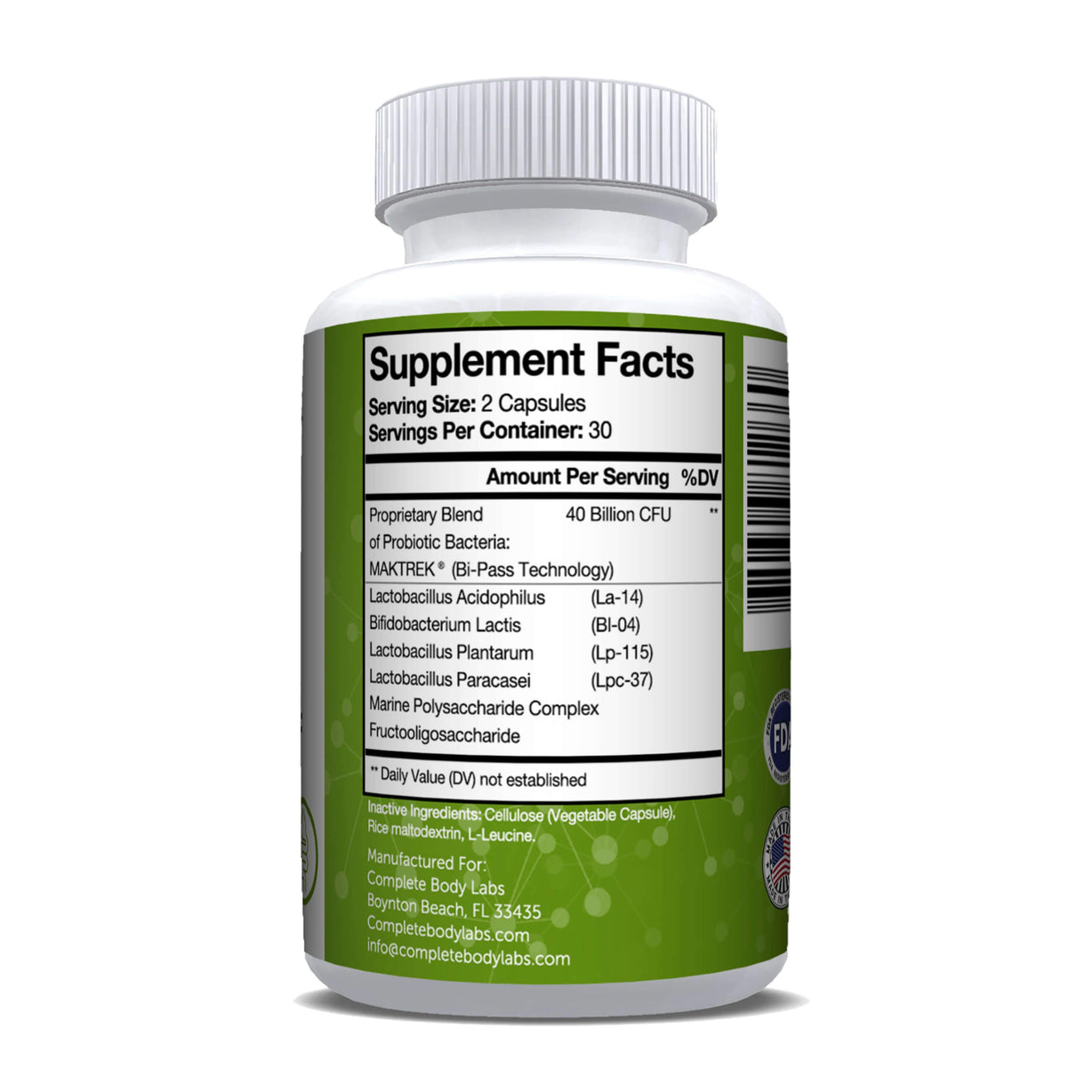 PRO40 Probiotics | Complete Body Labs | Probiotics, Nootropics, Brain Supplements, Protein Bars, Workout Supplements, Health Supplements, Omega-3 & Essential Vitamins For Men & Women