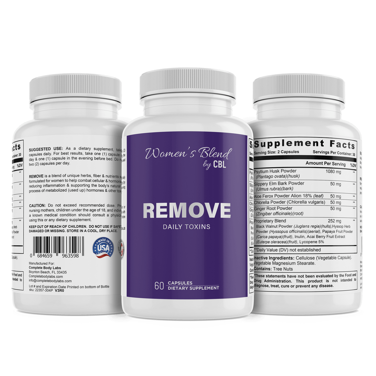 REMOVE Daily Toxins Complete Body Labs