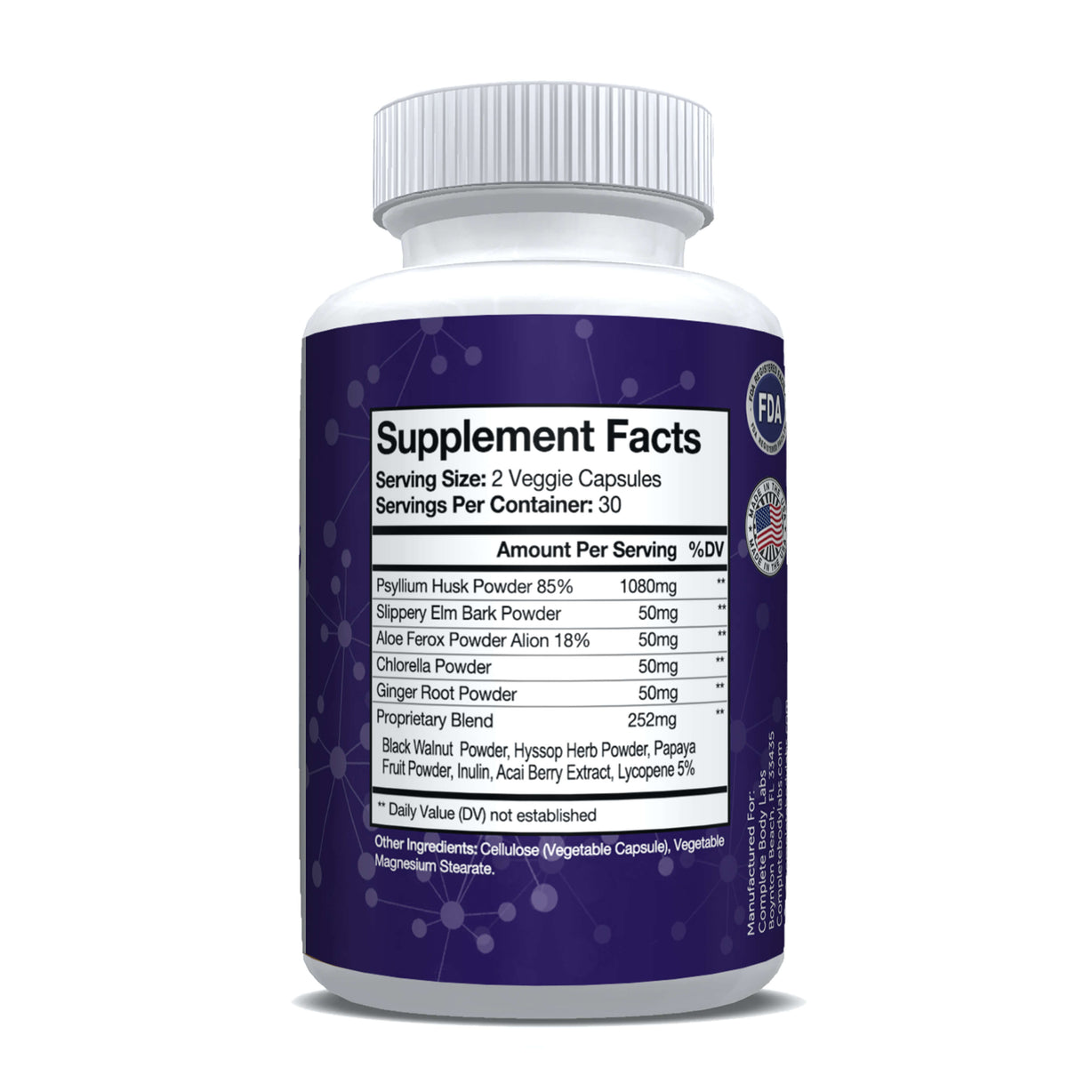 DETOX PLUS Complete Body Labs | Probiotics, Nootropics, Brain Supplements, Protein Bars, Workout Supplements, Health Supplements, Omega-3 & Essential Vitamins For Men & Women