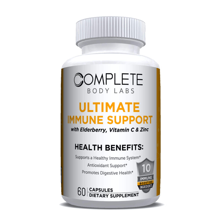 ULTIMATE IMMUNE SUPPORT Complete Body Labs | Probiotics, Nootropics, Brain Supplements, Protein Bars, Workout Supplements, Health Supplements, Omega-3 & Essential Vitamins For Men & Women