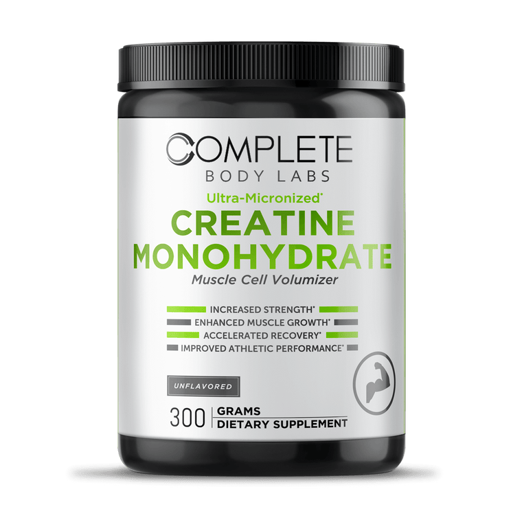 Ultra-Micronized CREATINE MONOHYDRATE (Muscle Cell Volumizer) Complete Body Labs | Probiotics, Nootropics, Brain Supplements, Protein Bars, Workout Supplements, Health Supplements, Omega-3 & Essential Vitamins For Men & Women