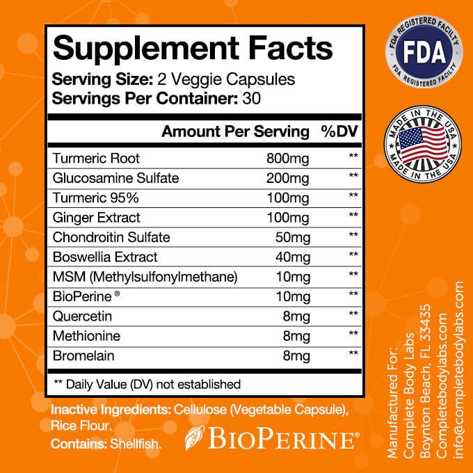 ULTRA STRENGTH TURMERIC + Complete Body Labs | Probiotics, Nootropics, Brain Supplements, Protein Bars, Workout Supplements, Health Supplements, Omega-3 & Essential Vitamins For Men & Women