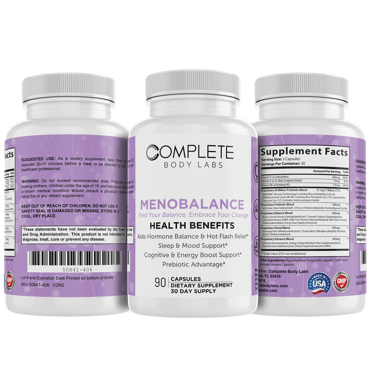 MENOBALANCE Complete Body Labs 