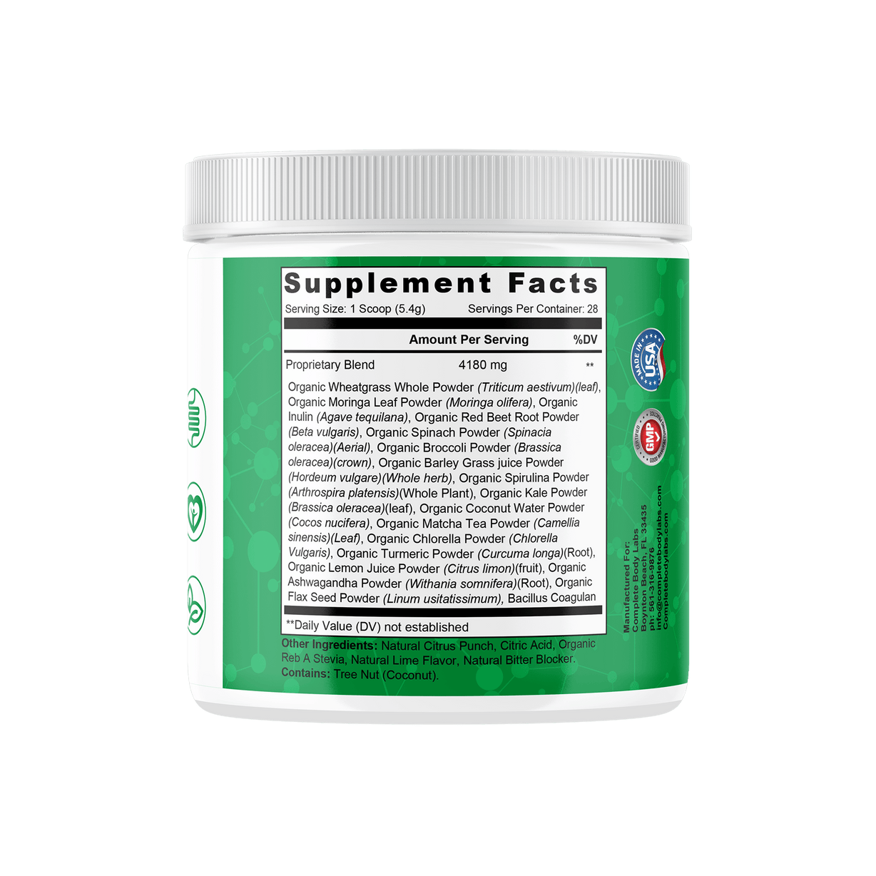 POWER GREENS Complete Body Labs 