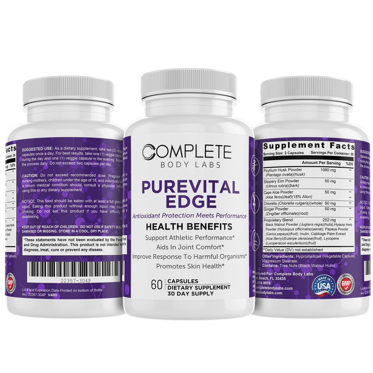 PUREVITAL EDGE Complete Body Labs 