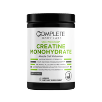 Ultra-Micronized CREATINE MONOHYDRATE (Muscle Cell Volumizer) Complete Body Labs 