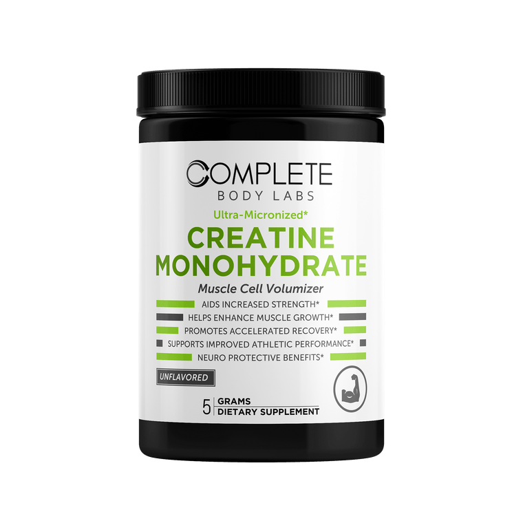 Ultra-Micronized CREATINE MONOHYDRATE (Muscle Cell Volumizer) Complete Body Labs 