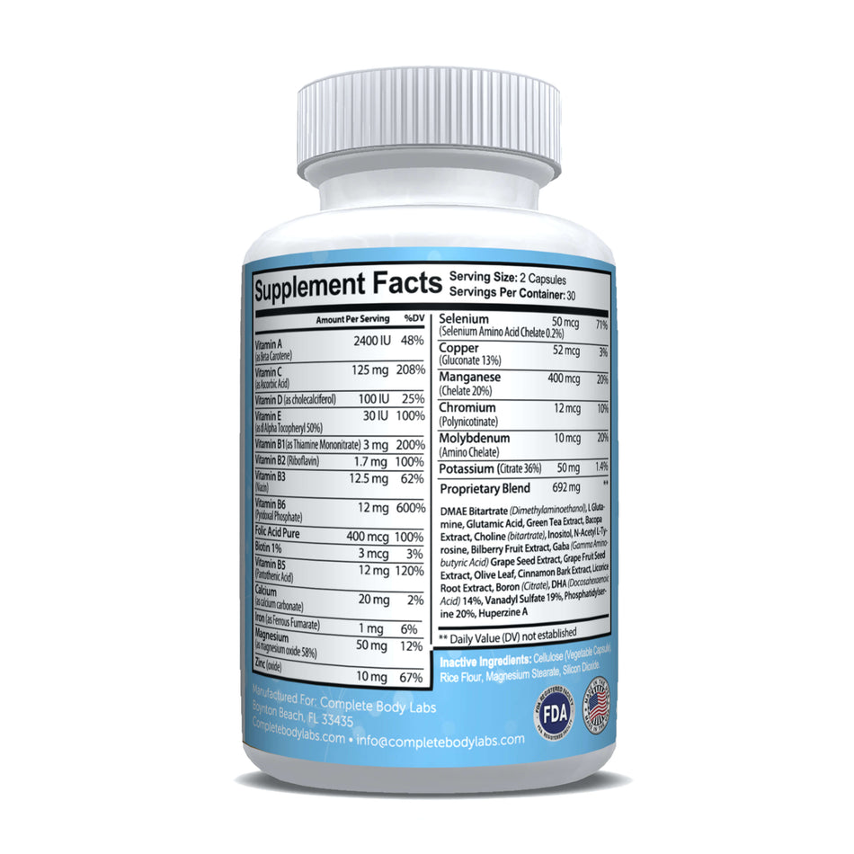 Buy BRAIN HEALTH KIT Health Supplements Online Complete Body Labs