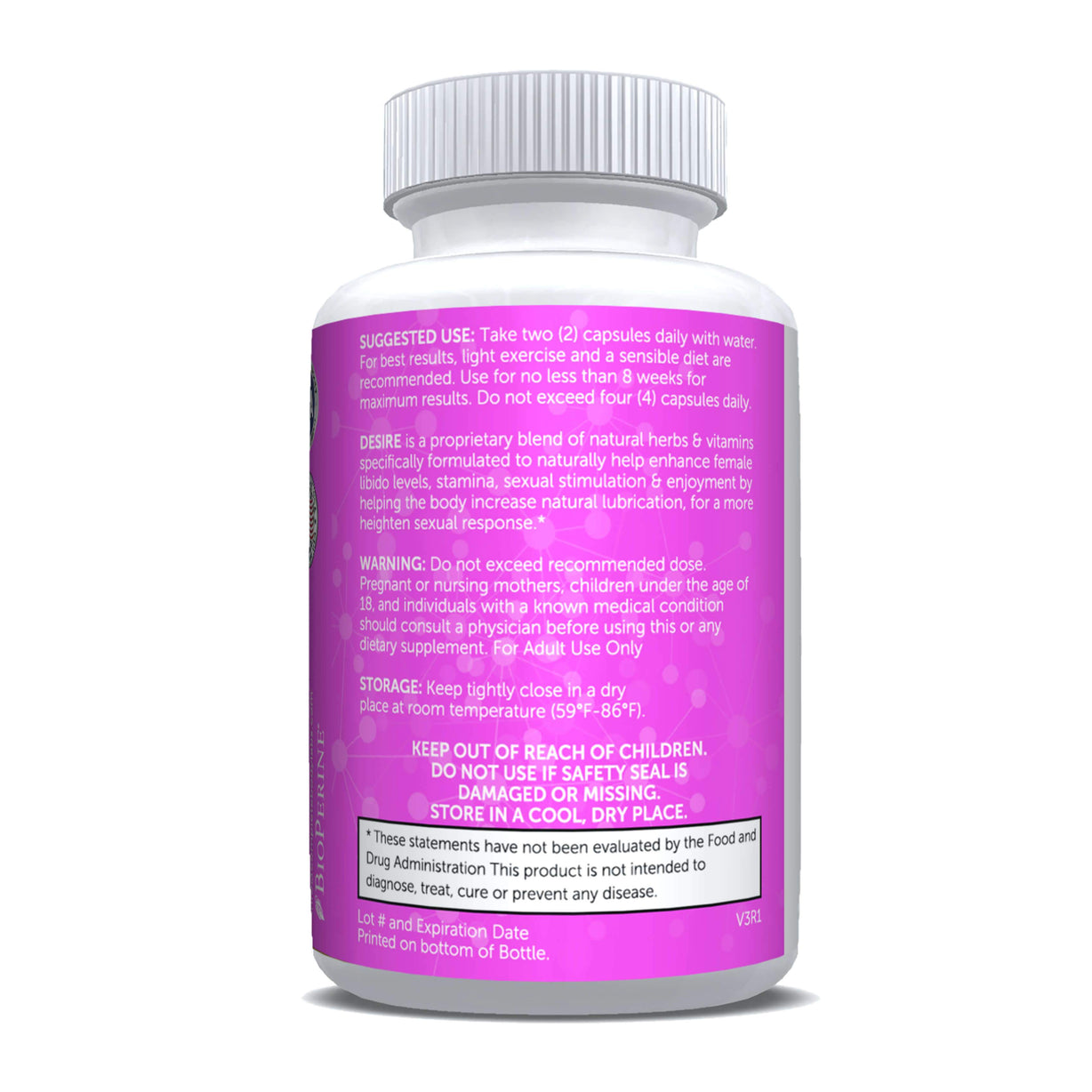 DESIRE (for Her) Complete Body Labs | Probiotics, Nootropics, Brain Supplements, Protein Bars, Workout Supplements, Health Supplements, Omega-3 & Essential Vitamins For Men & Women