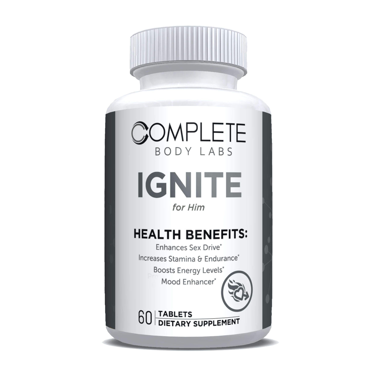 IGNITE (for Him) Complete Body Labs | Probiotics, Nootropics, Brain Supplements, Protein Bars, Workout Supplements, Health Supplements, Omega-3 & Essential Vitamins For Men & Women