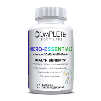 MICRO-ESSENTIALS (Advanced Daily Multivitamin) Complete Body Labs | Probiotics, Nootropics, Brain Supplements, Protein Bars, Workout Supplements, Health Supplements, Omega-3 & Essential Vitamins For Men & Women