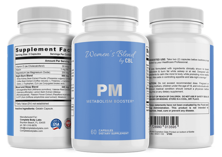 PM Metabolism Booster (3 pack) Complete Body Labs 