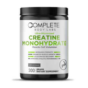 Ultra-Micronized CREATINE MONOHYDRATE (Muscle Cell Volumizer) Complete Body Labs | Probiotics, Nootropics, Brain Supplements, Protein Bars, Workout Supplements, Health Supplements, Omega-3 & Essential Vitamins For Men & Women