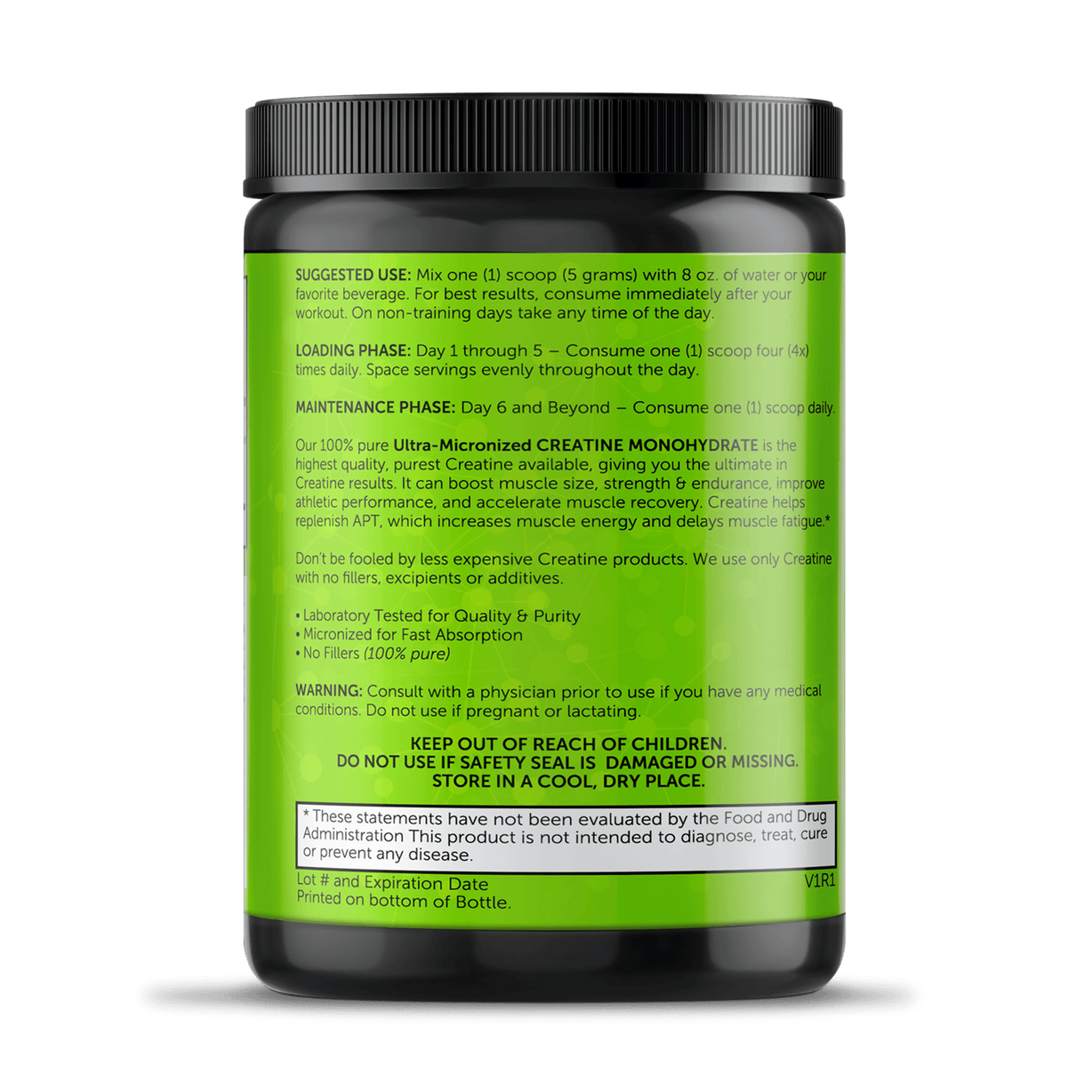 Ultra-Micronized CREATINE MONOHYDRATE (Muscle Cell Volumizer) Complete Body Labs | Probiotics, Nootropics, Brain Supplements, Protein Bars, Workout Supplements, Health Supplements, Omega-3 & Essential Vitamins For Men & Women
